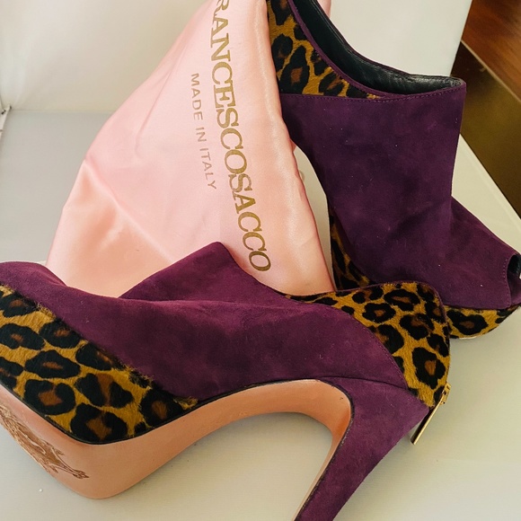 Leopard Platform Shoes - Picture 1 of 3